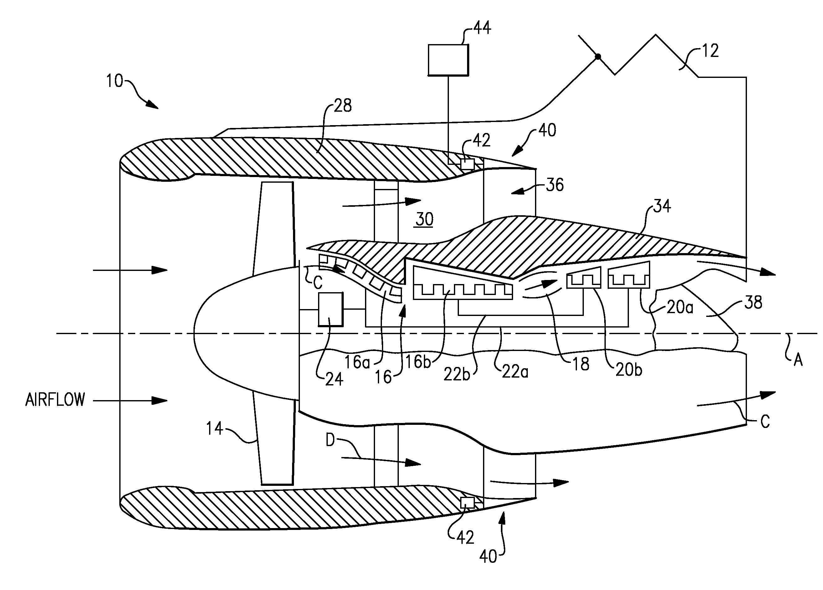 Coated variable area fan nozzle