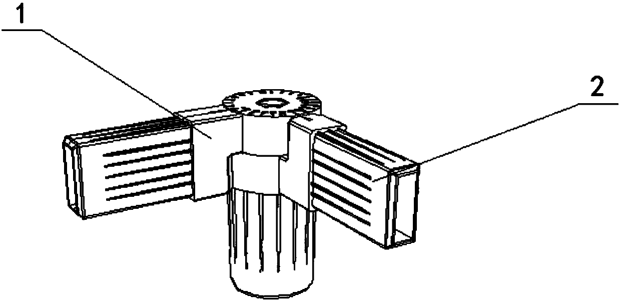 Adjustable type table frame connecting piece, table frame and table