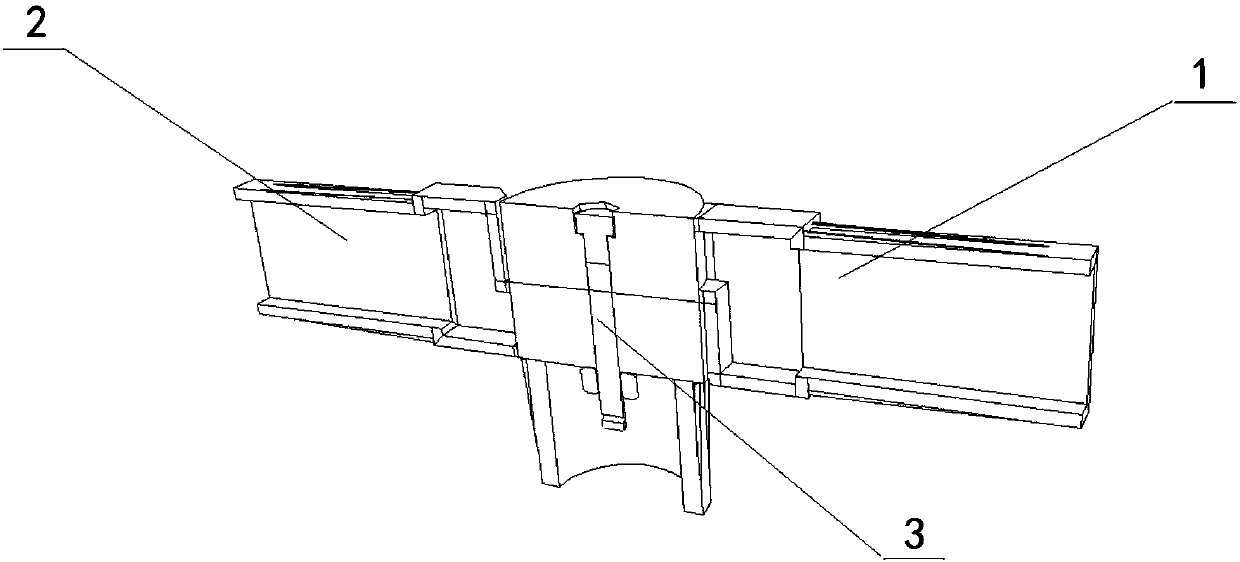 Adjustable type table frame connecting piece, table frame and table