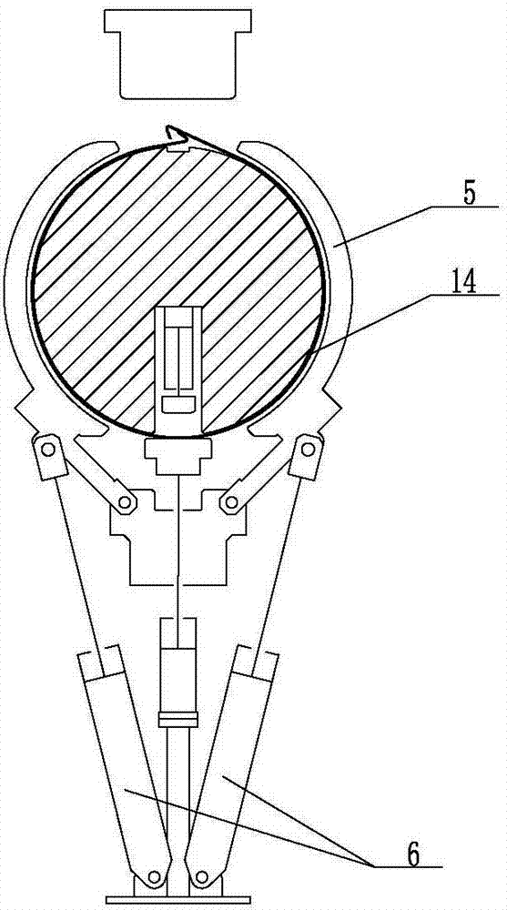 Device for rounding and slotting housing of water heater