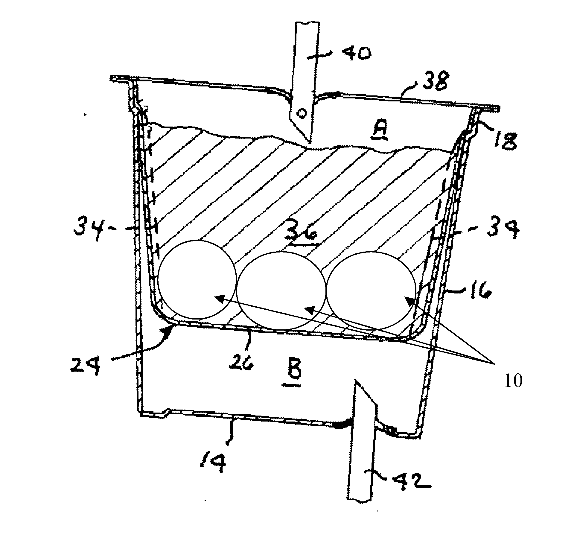 Filter cartridge containing vinegar wetting cotton for descaling flow passages