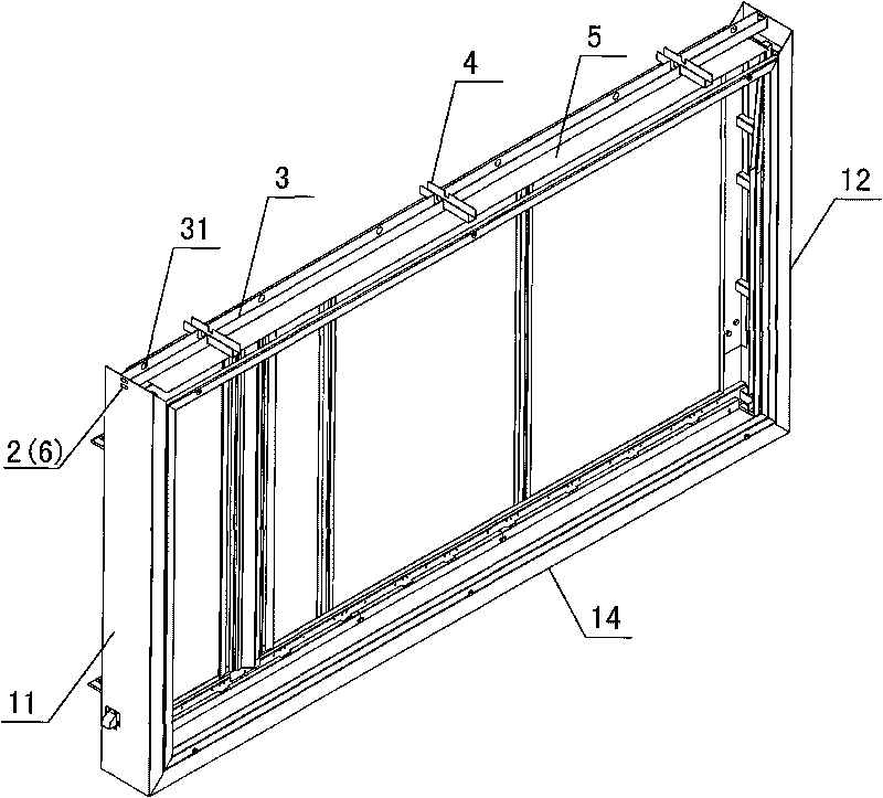 Easily ventilating and radiating dustproof light box structure