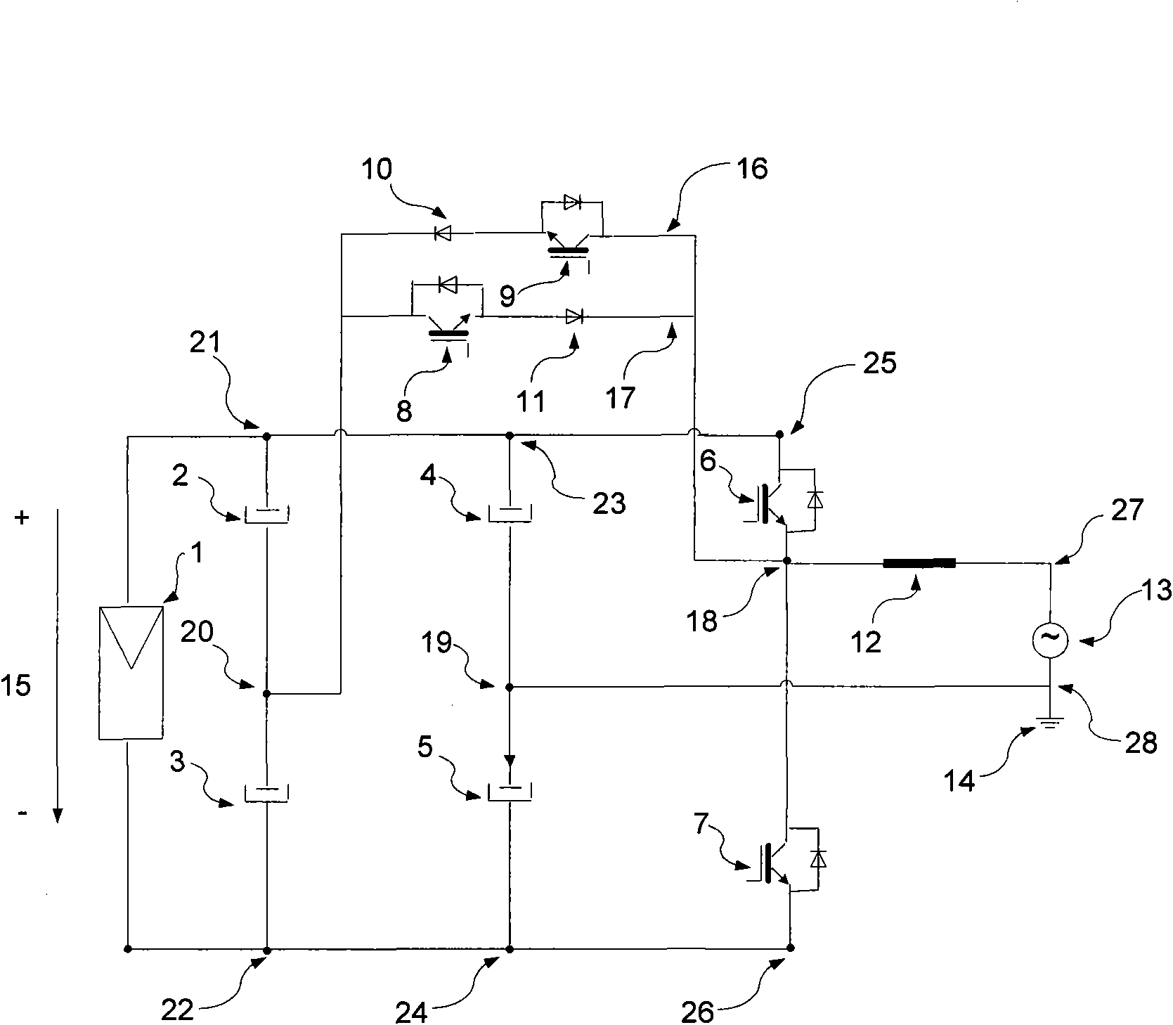 Grid-connected photovoltaic inverter