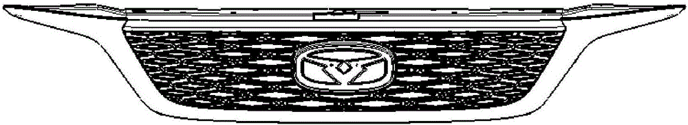 Front grille of automobile and manufacturing method of front grille