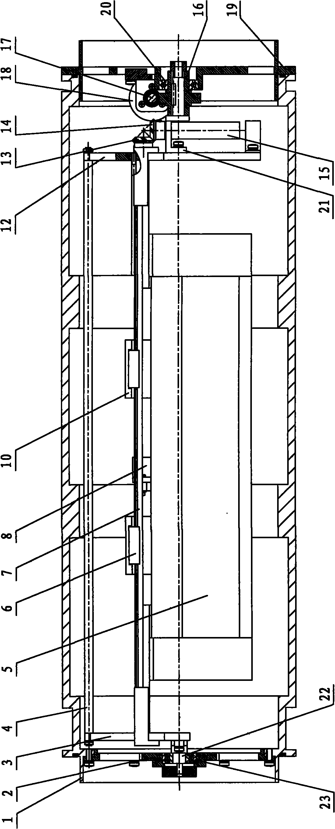 Gesture adjusting device for underwater glider