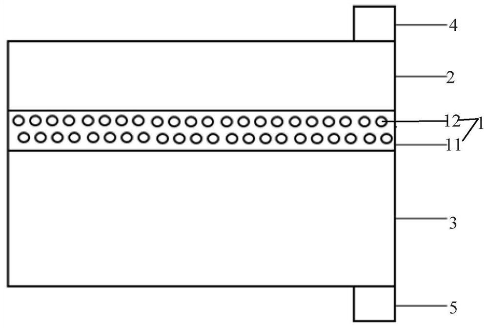 Middle series connection layer and production method thereof, laminated photovoltaic device and preparation method thereof