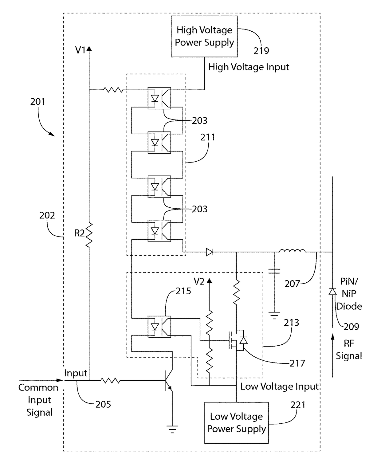 RF impedance matching network