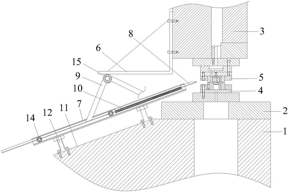 Die processing material receiving process