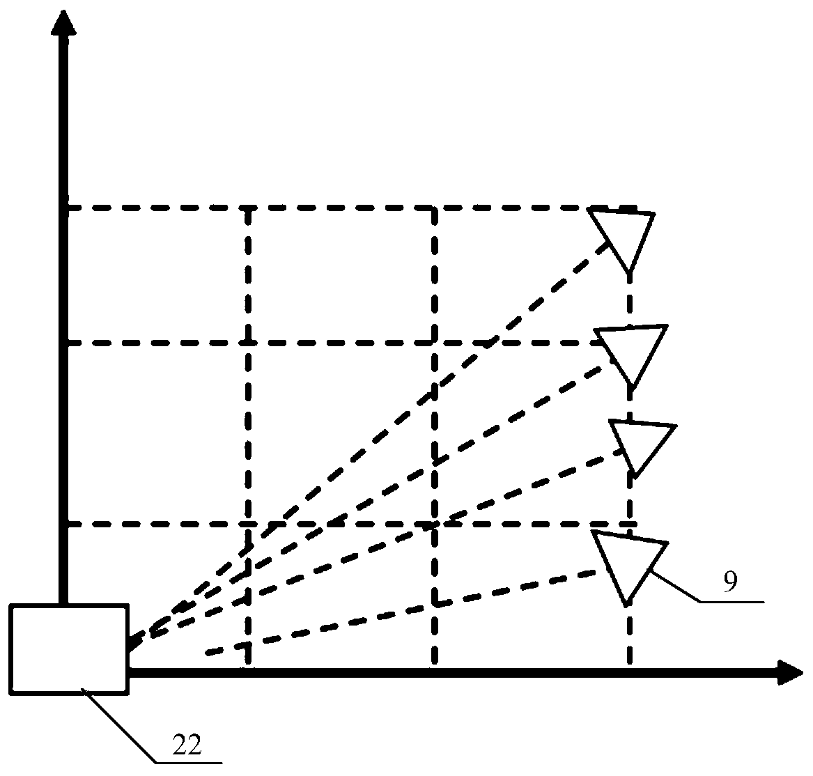 Radial plume multi-component gas measurement remote sensing system