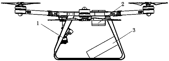 Unmanned aerial vehicle interception net capture control system and control method