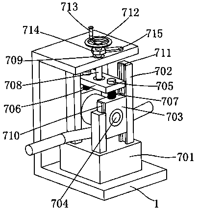 Annealing and drawing device for oxygen-free copper tube, with high diameter-to-thickness ratio, for mobile phone heat pipe