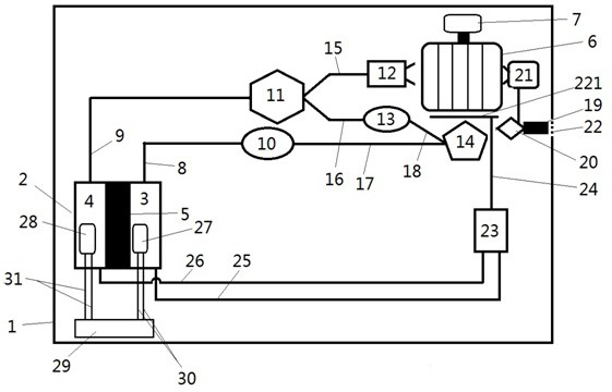 Ozone disinfection device for medical equipment