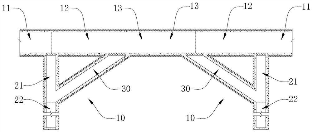 A subsidence control structure and construction method for tunnels in weak ground