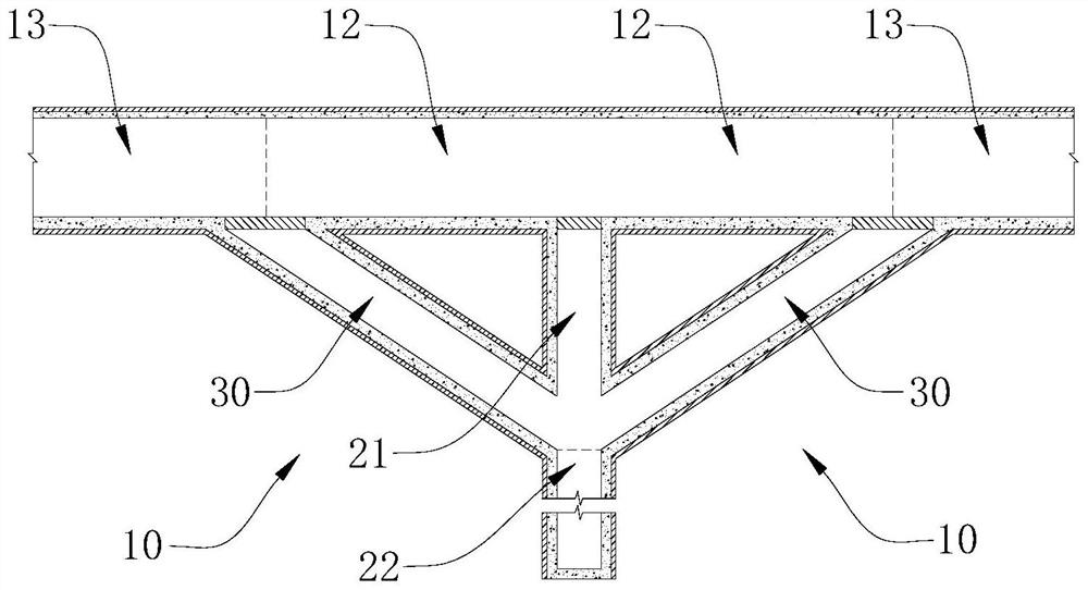 A subsidence control structure and construction method for tunnels in weak ground