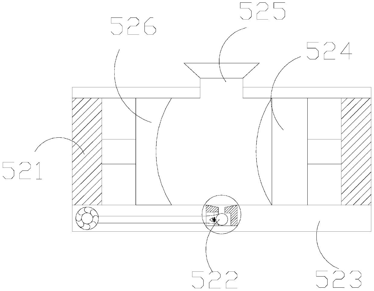 A fuel water heater using straw gasification water vapor repeated reaction