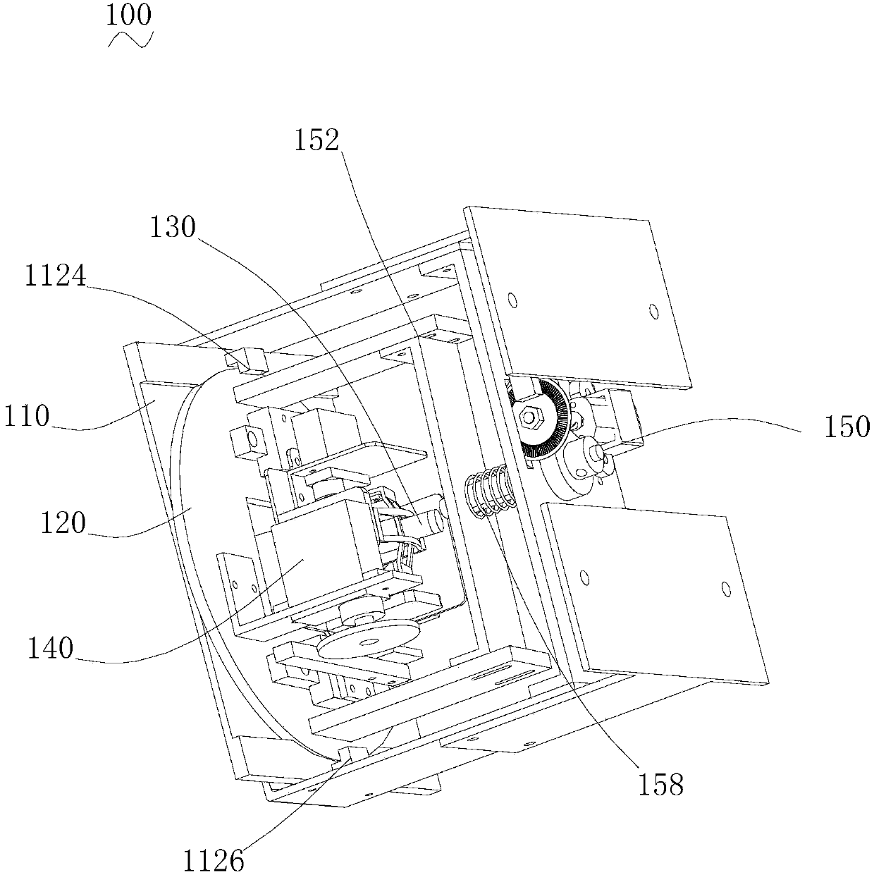 Cerebral blood flow detection probe bracket