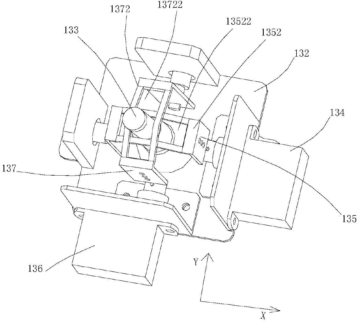 Cerebral blood flow detection probe bracket