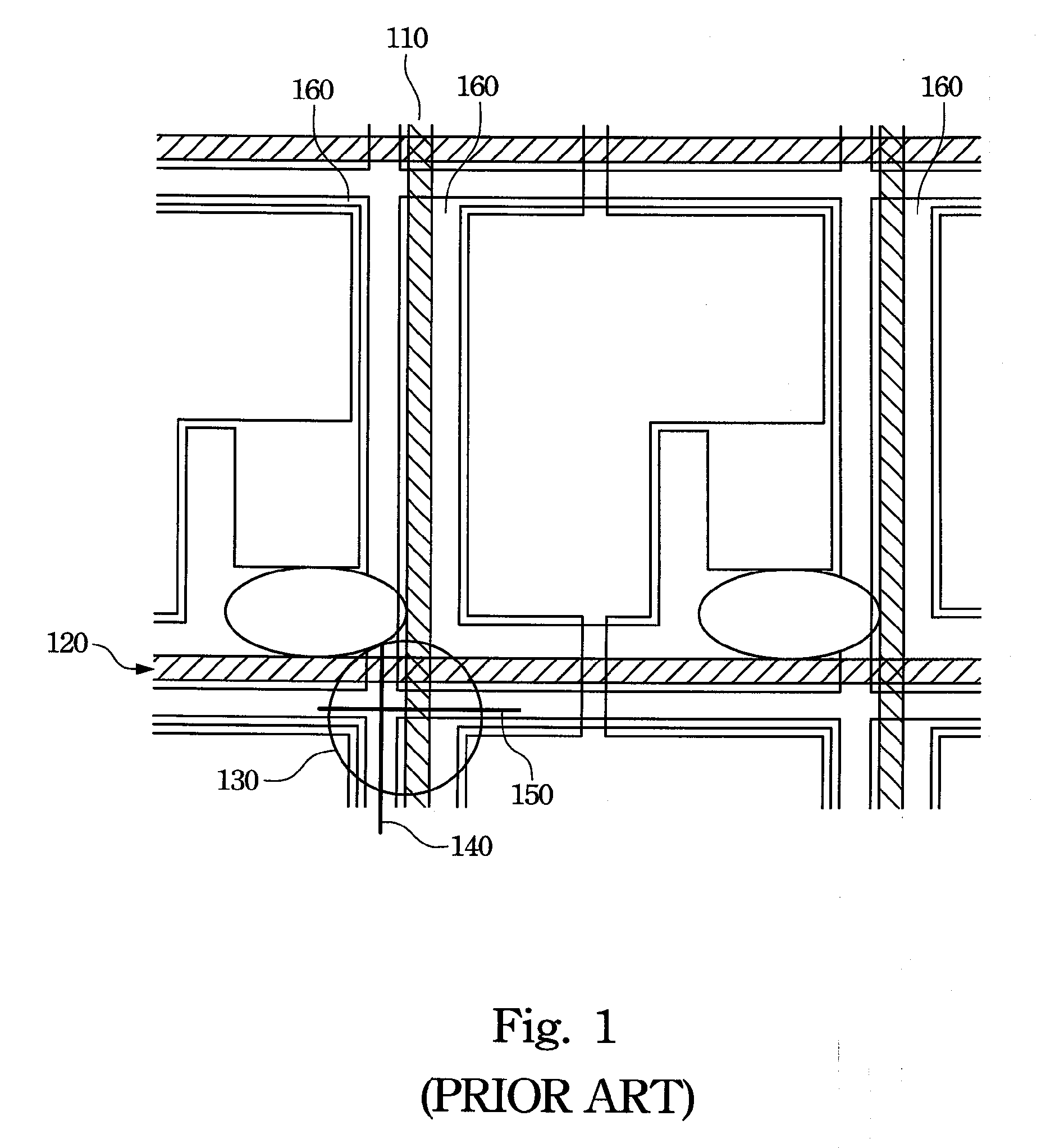 Repairing Method and Structure of Display Electrode