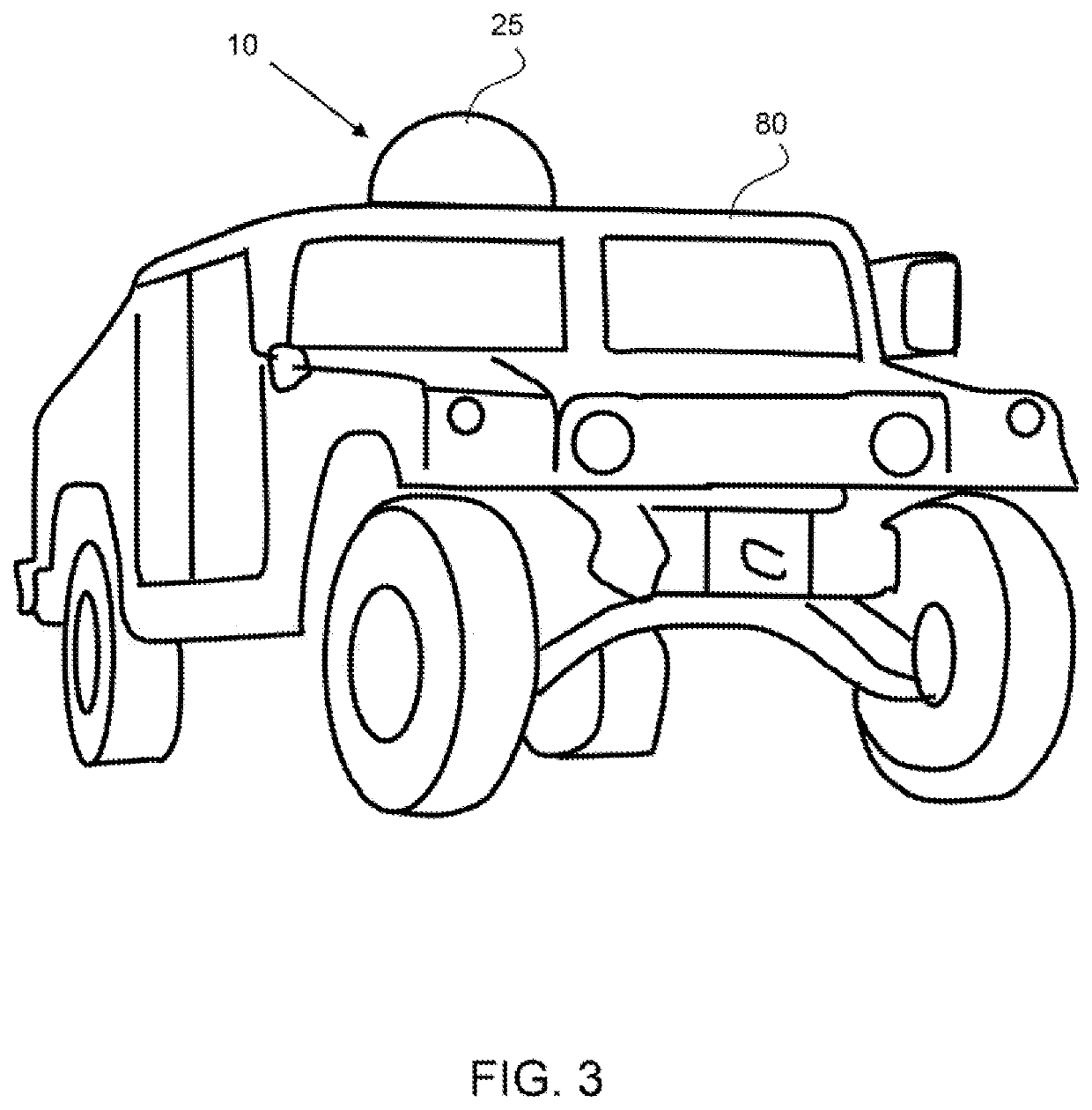 Low loss tri-band protective armor radome