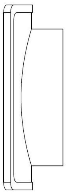 Fiber resin matrix composite pressure-resistant shell opening reinforcing and sealing structure