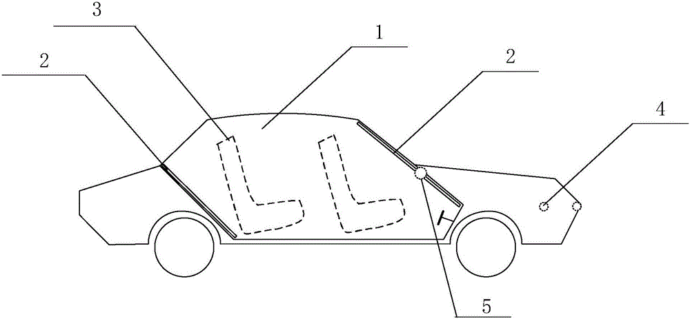 Automobile accident safety popup escape compartment