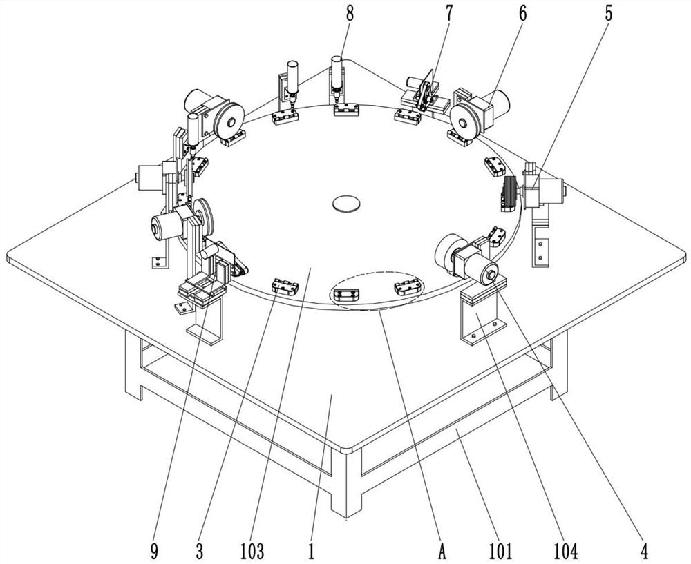 Front and back polishing device for hinge