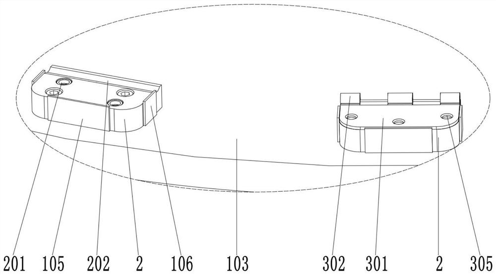 Front and back polishing device for hinge