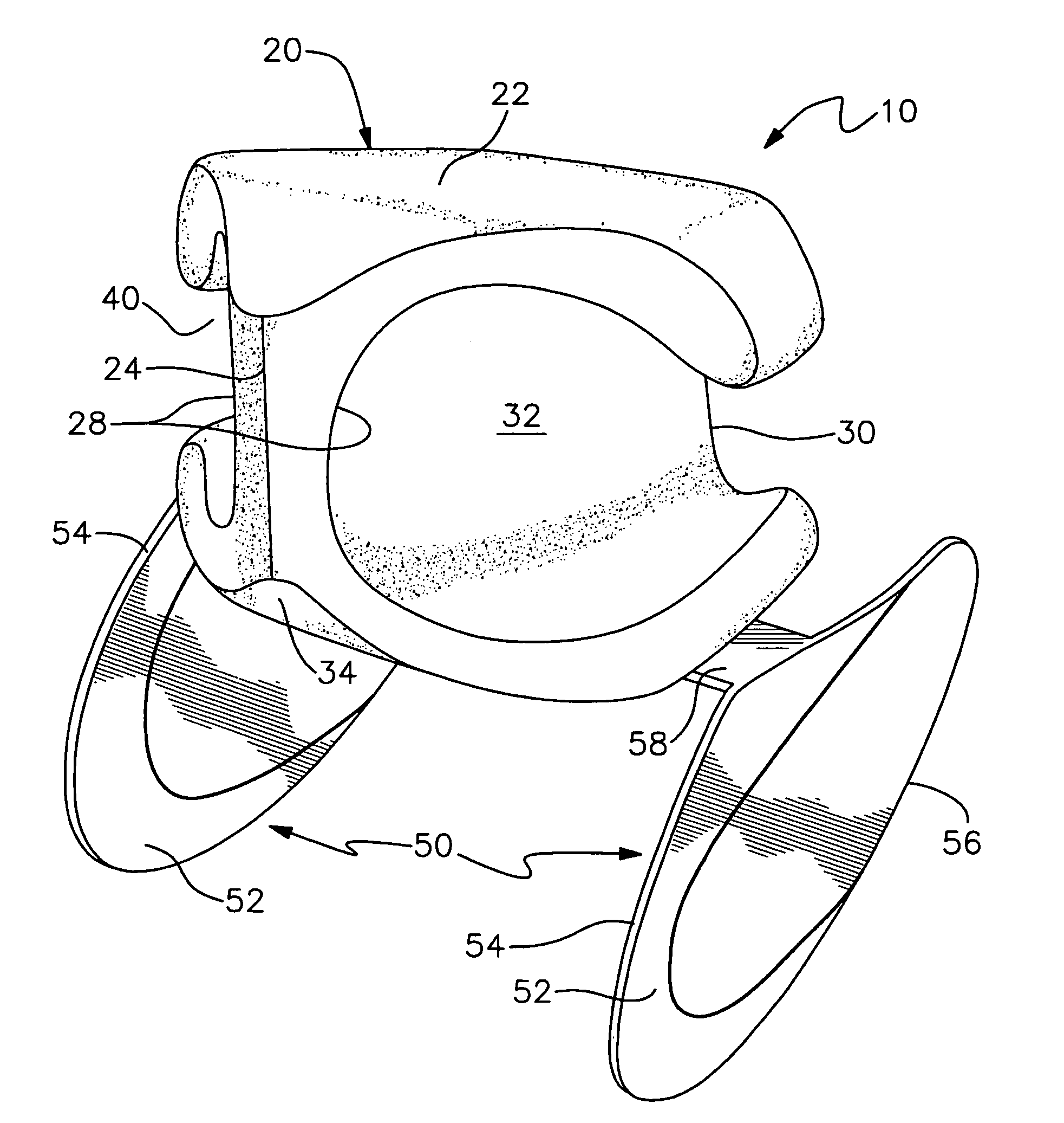 Swimming aid training device