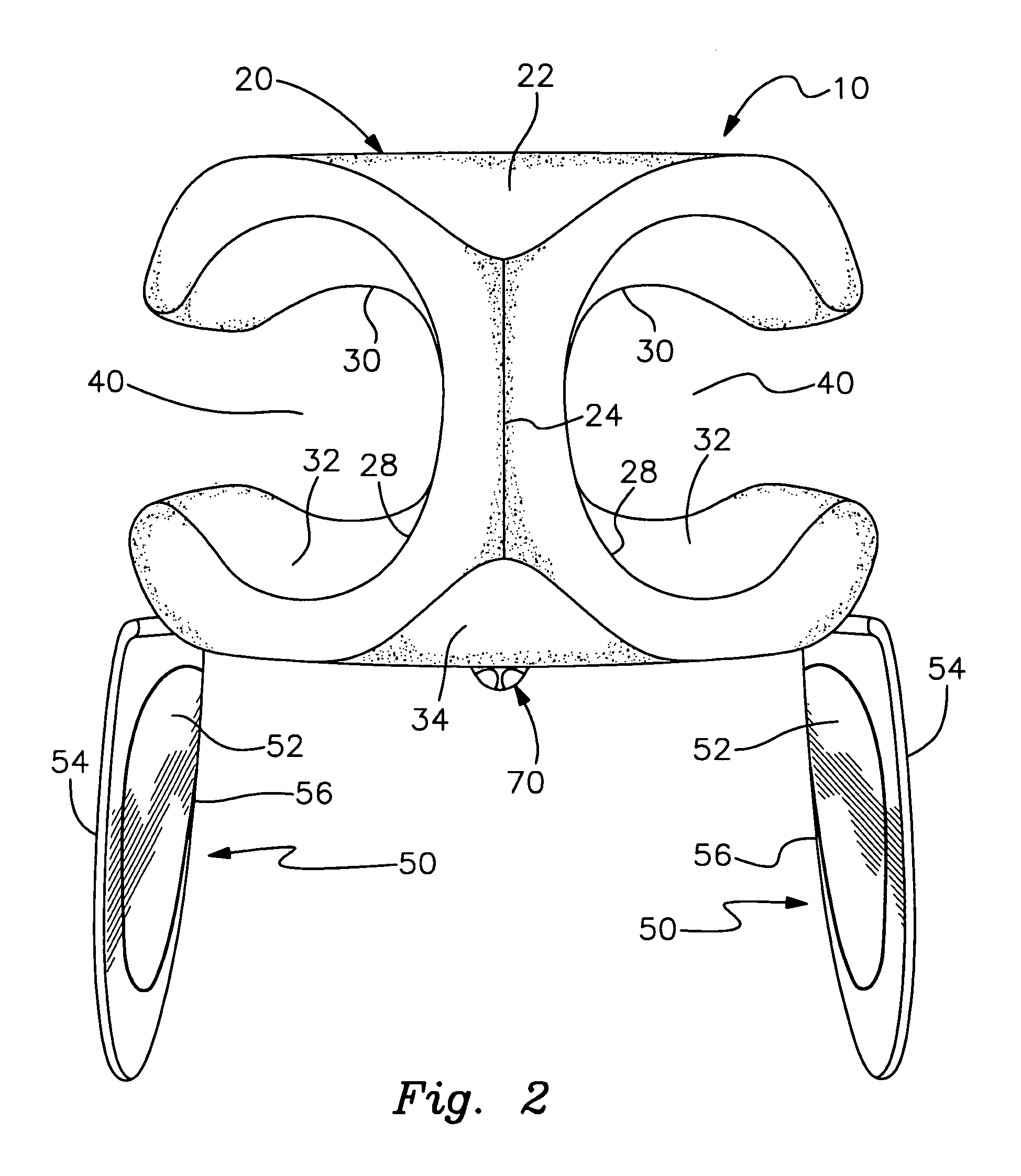 Swimming aid training device