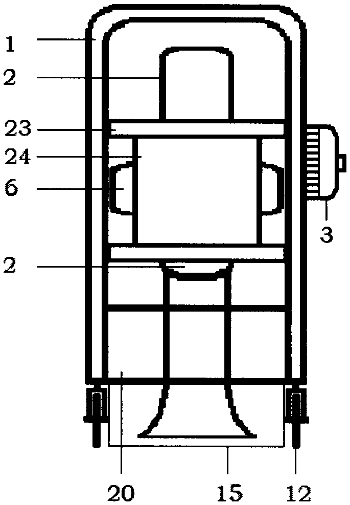 Simple self-suction type dust blower