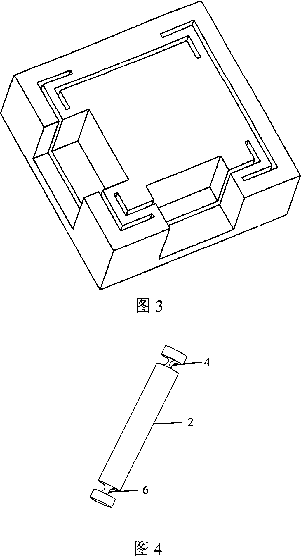 Three-branch chain six-freedom degree parallel flexible hinge micromotion mechanism