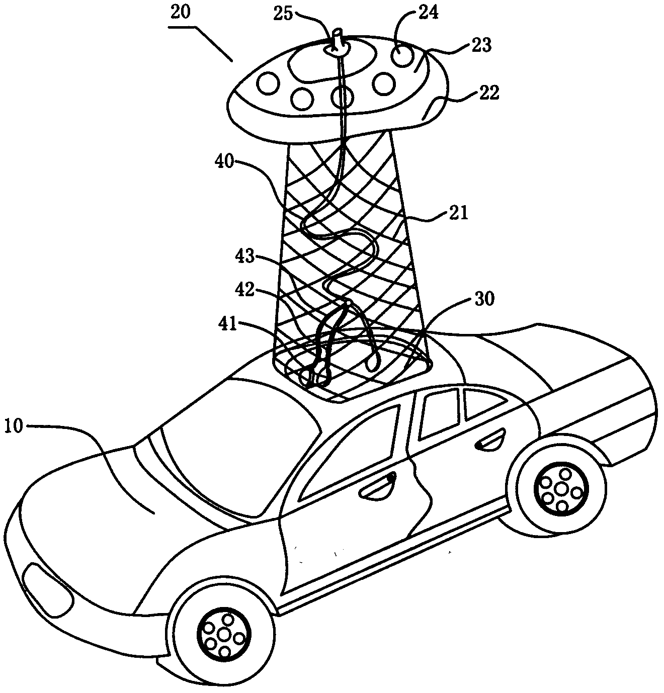 Safe life-saving device for car