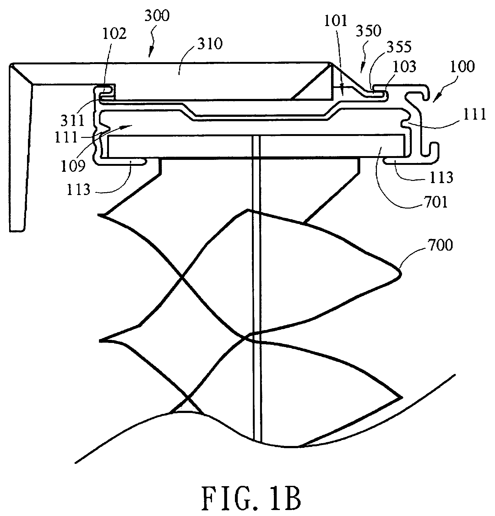 Bracket and head rail assembly