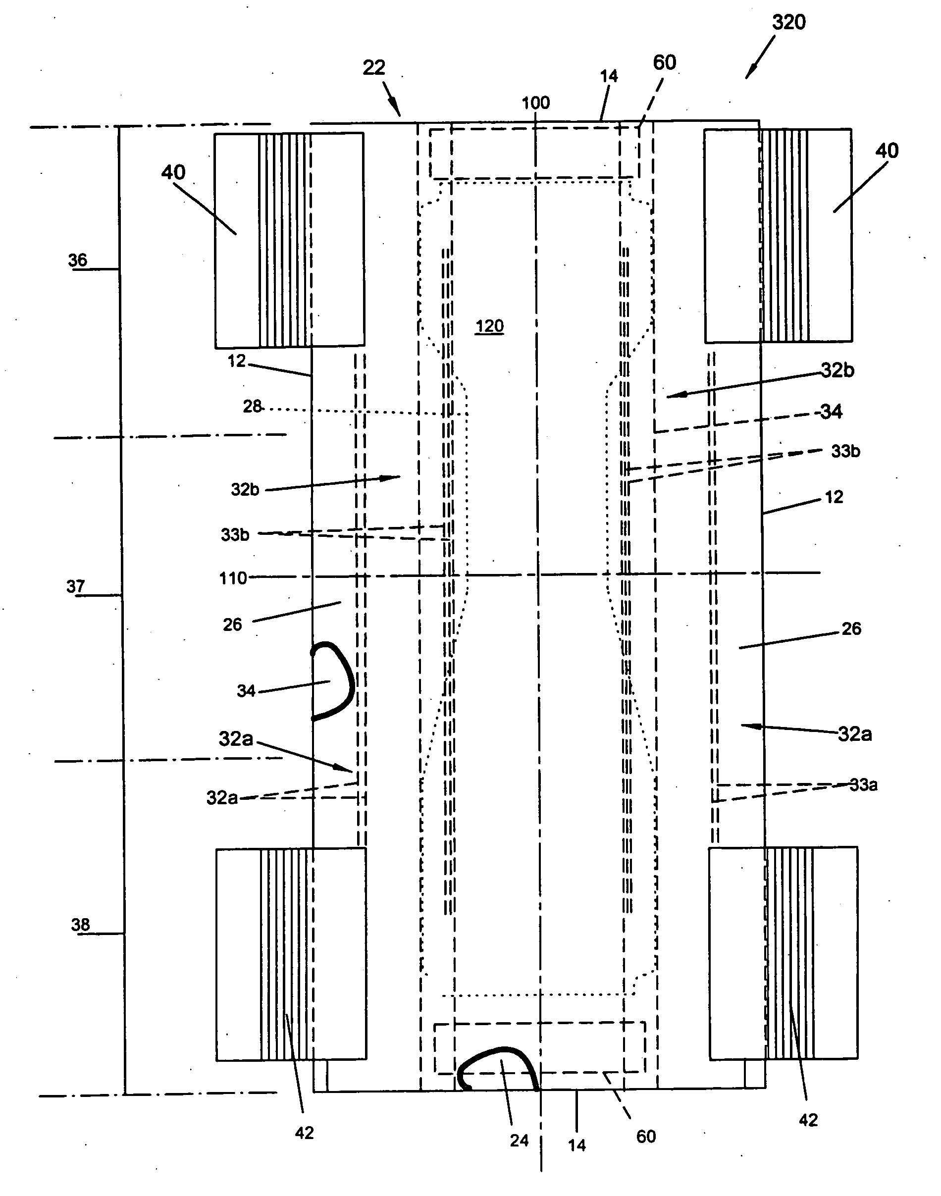 Absorbent articles having a breathable stretch laminate