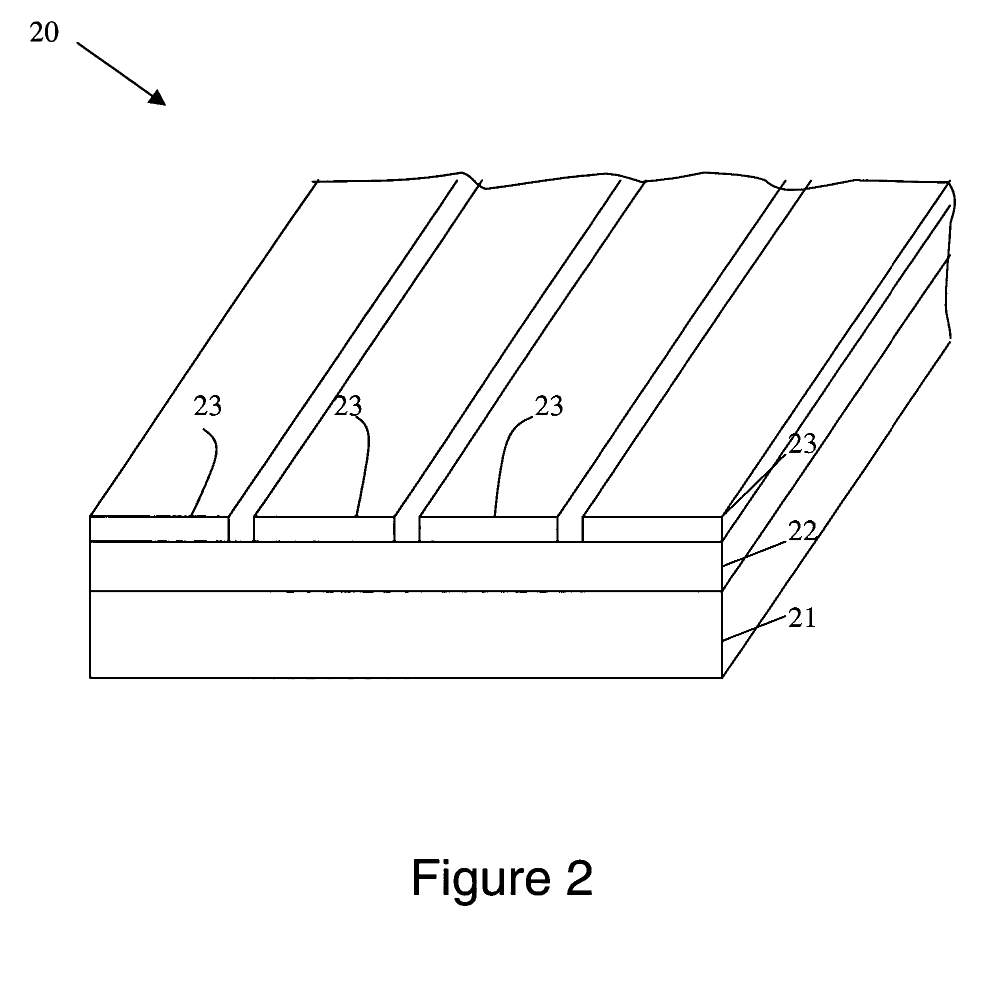 Dropwise deposition of a patterned oxide superconductor