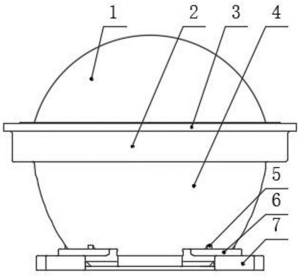 Reflector unit of efficient low-glare LED lamp and monitoring camera fill-in light