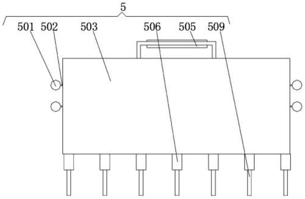 Self-buffering skewering device and method for barbecue capable of conducting reciprocating meat cutting work