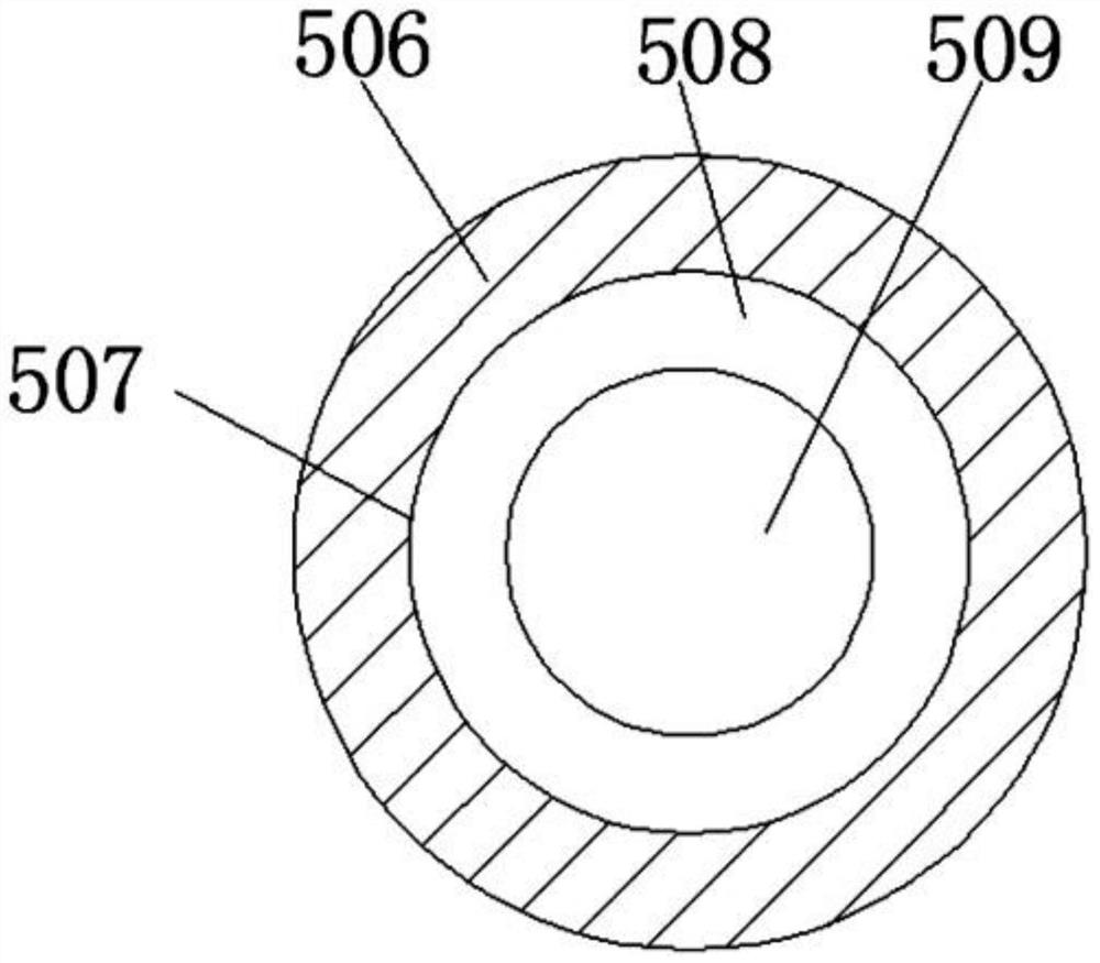 Self-buffering skewering device and method for barbecue capable of conducting reciprocating meat cutting work