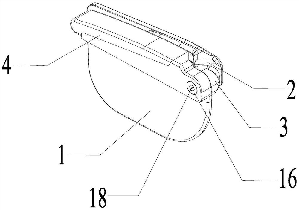 Foldable and openable writing board