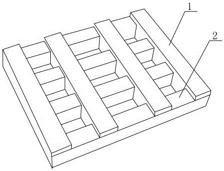 Fiber reinforced plastic composite material floating raft vibration isolating device and processing method thereof