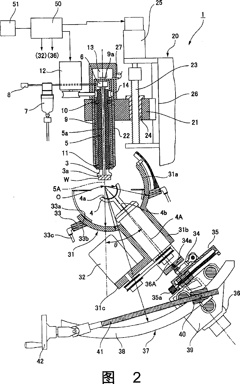 Grinding processing method for optical spherical lens