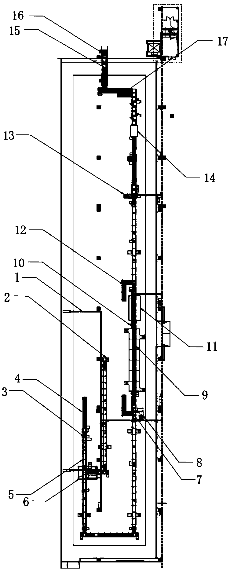 Production line for drum-type washing machines