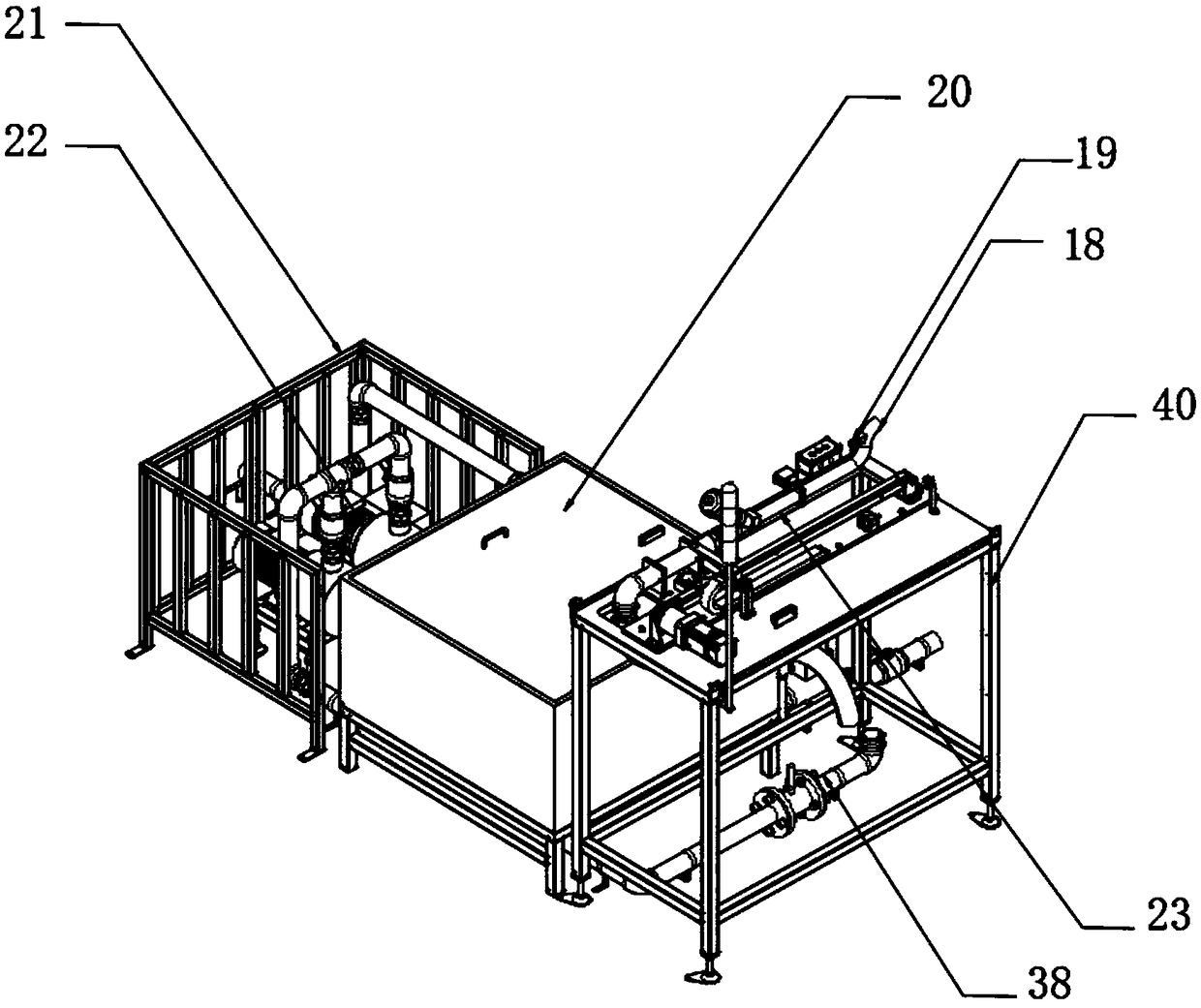 Production line for drum-type washing machines