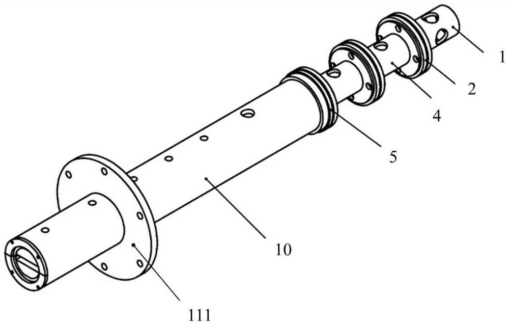 Ion beam focusing ion transmission device