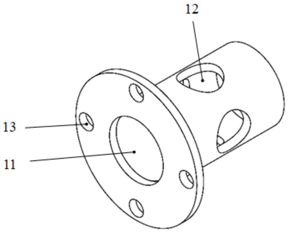 Ion beam focusing ion transmission device