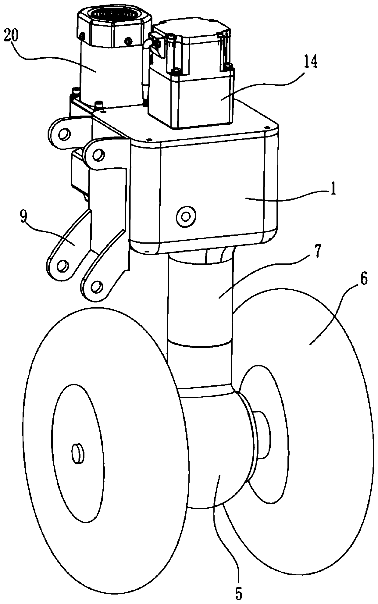 Independent advancing steering wheel set