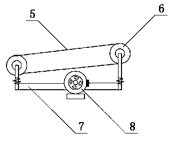 Shelling pulverizer of bean fodder