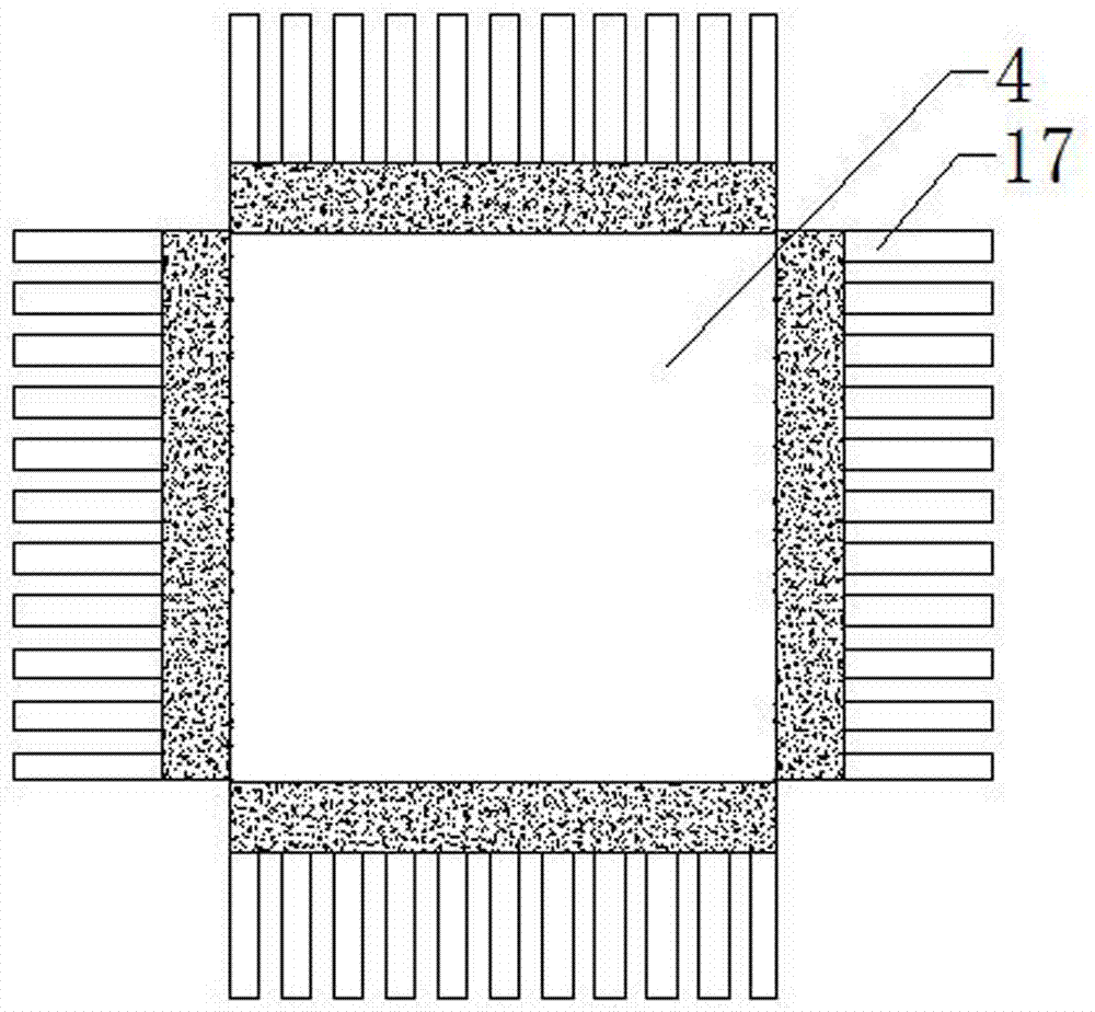 Computer water cooling heat radiator