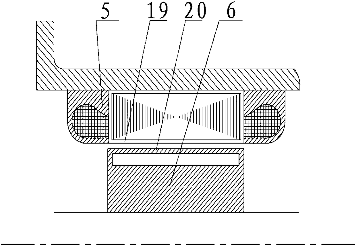 Integrated axial-suspension permanent-magnet synchronous shielding pump