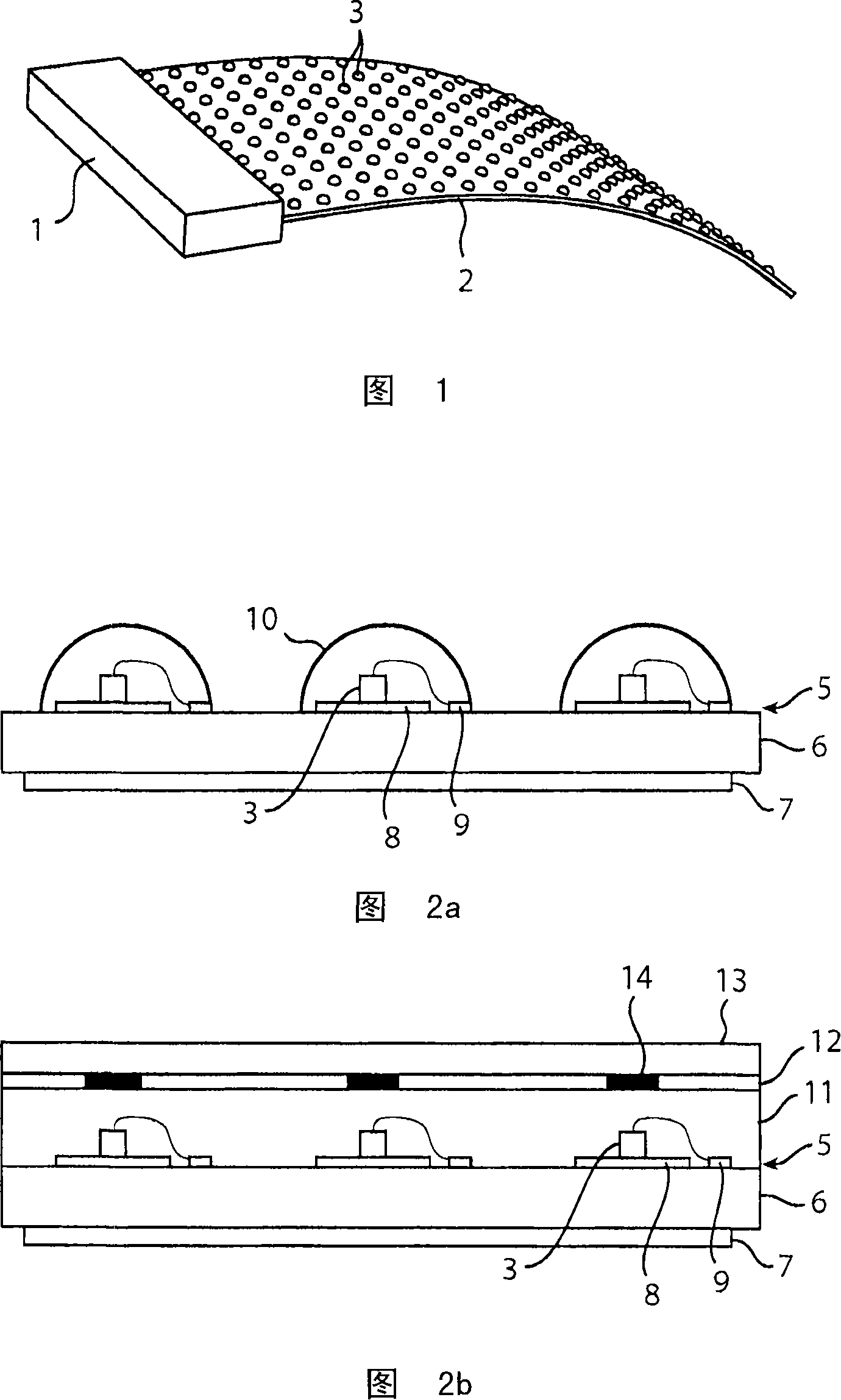 Flexible led array